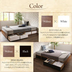 セミダブル ベッド プレミアムポケットコイル 引き出しなし 引き出し収納