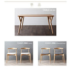 ダイニングテーブル W140 北欧モダン