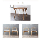 ダイニングチェア 2脚組 北欧モダン