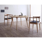 ダイニングチェア 2脚組 北欧 ラウンドテーブル