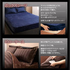 布団カバーセット ベッド用 キング4点セット 冬のホテルスタイル (ピローケースx 2 掛布団カバー, ボックスシーツ)