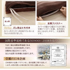 こたつ布団3点セット 掛・敷布団+布団カバー 4尺長方形 80×120cm 天板対応 裏プレミアム毛布つき