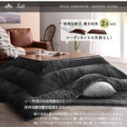 こたつ 掛布団&敷布団 2点セット カバーは別売 5尺長方形 90×150 天板対応