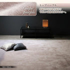 プレミアムファイバー ラグ 洗える5mm厚ウレタン入りタイプ 190×240cm