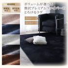 プレミアムファイバー ラグ 極厚20mm厚ウレタン入りタイプ 190×190cm
