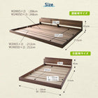 フロアベッド 連結 スタンダードポケットコイル 1年中セット ワイドK240(SD×2)