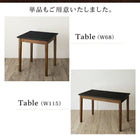 単品 スツール 1人掛け ガラスと木の異素材MIXモダンデザインダイニング用