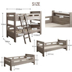 二段ベッド 2段ベッド ベットフレームのみ シングル