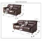 シンプルモダンシリーズ ブラウン ソファ 2人掛け