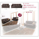 シンプルモダンシリーズ ブラウン ソファ 2人掛け