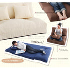 コンパクトフロアリクライニングソファベッド 幅60cm