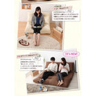 コンパクトフロアリクライニングソファベッド 幅140cm