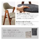 ダイニング 3点セット(テーブル+チェア2脚) 直径120 北欧丸テーブル