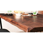 無垢材ダイニング 4点セット(テーブル+チェア2脚+ベンチ1脚) W120 天然木 ウォールナット