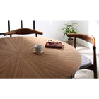 ダイニング 5点セット(テーブル+チェア4脚) 直径120 北欧 ラウンドテーブル