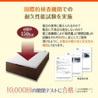 ベッド セミダブル 跳ね上げ 薄型スタンダードポケットコイル 横開き 深さラージ 組立設置付 すのこ