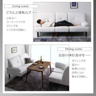 こたつソファダイニング 6点セット(テーブル+右肘ソファ1脚+左肘ソファ1脚+1人掛けソファ2脚+コーナーソファ1脚) W105 ハイバック