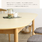 ダイニング 5点セット(テーブル+チェア4脚) W160-210 天然木 アッシュ材 伸縮式 オーバル