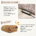 ラグ 50×80cm洗える ミックスカラー シャギー