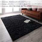 ラグ 90×140cm洗える ミックスカラー シャギー