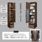 テレビボード 2点セット(テレビボード+キャビネット) ガラス扉 ハイタイプ