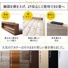 ベッド 棚コンセント ロータイプ ベッドフレームのみ ダブル