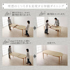 ダイニング 6点セット(テーブル+チェア4脚+ベンチ1脚) W160-210 天然木 アッシュ材 伸縮式 オーバル