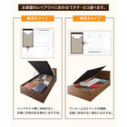 組立設置付き 跳ね上げベッド 大容量 スタンダードポケットコイルマットレス 縦開き セミダブル