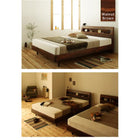 すのこ マットレスベッド シングル 北欧 ナチュラル モダン 並べて プレミアムボンネルコイル