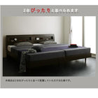 すのこマットレスベッド ダブル プレミアムボンネルコイル 北欧 ナチュラル