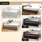 跳ね上げベッド 大容量収納 ベッドフレームのみ 縦開き 分割床板タイプ シングル