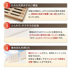 跳ね上げベッド 大容量収納 プレミアムボンネルコイルマットレス 縦開き 分割床板タイプ セミダブル