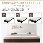 ファミリーベッド すのこ 薄型抗菌国産ポケットコイルマットレス付き ワイドK200 組立設置付 高さ調整 国産