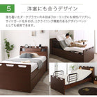 電動ベッド ラクストレージ ポケットコイルマットレス付き 2モーター シングル お客様組立