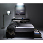 収納 ベッド ベットフレームのみ マットレス無し シングル 棚 コンセント付き 引き出し 2杯