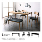 ダイニング ダイニングチェア 2脚組 天然木オーク無垢材