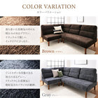 ハイバックソファダイニング 3点セット(2Pソファ1脚+1Pソファ1脚+コーナーソファ1脚) 1P×2+2P