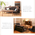 ハイバックこたつソファダイニング 5点セット(テーブル+2Pソファ1脚+1Pソファ2脚+コーナーソファ1脚) W105 高さ調節