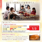 こたつ用掛布団単品 正方形 80×80cm 天板対応 ジャカード風 花柄 国産