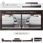 ベッド 収納 プレミアムボンネルコイル ダブル 棚 コンセント