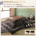 こたつ 掛布団&敷布団 2点セット 長方形 75×105 天板対応 ヴィンテージ