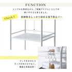 ワゴン キャスター付き単品 3段 キッチン 収納