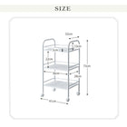 ワゴン キャスター付き単品 3段 キッチン 収納
