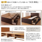 すのこチェストベッド 薄型抗菌国産ポケットコイルマットレス付き セミシングル 組立設置付 国産 頑丈