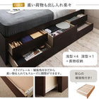 すのこチェストベッド 薄型抗菌国産ポケットコイルマットレス付き シングル 組立設置付 国産 頑丈