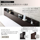 すのこチェストベッド 薄型抗菌国産ポケットコイルマットレス付き セミダブル 組立設置付 国産 頑丈