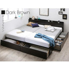 連結 収納ベッド ワイドK200 ベッド 収納 コンセント付き ファミリー スタンダードボンネル付き