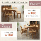 ダイニング 4点セット(テーブル+チェア2脚+ベンチ1脚) W135 天然木総無垢材