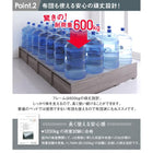 ベッド チェストベッド 大容量 ベッドフレームのみ ロータイプ 引き出し4杯 セミダブル