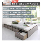 組立設置付き ベッド チェストベッド 薄型プレミアムボンネルコイルマットレス ロータイプ 引き出し2杯 シングル